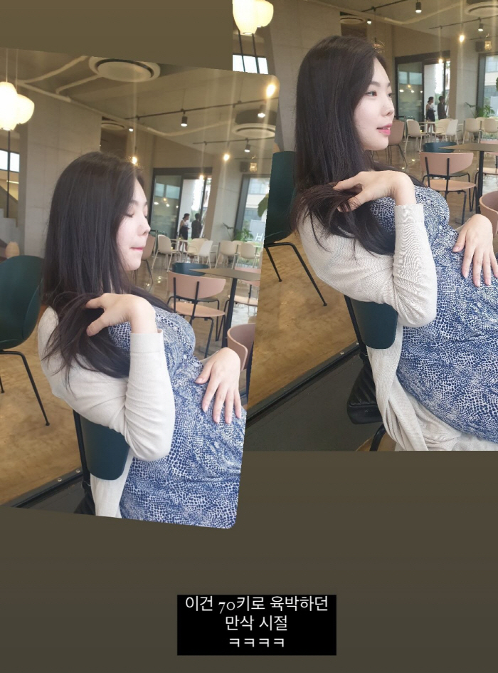'윤남기♥' 이다은 "70kg 육박하던 만삭 시절"..둘째 임신에 떠올린…