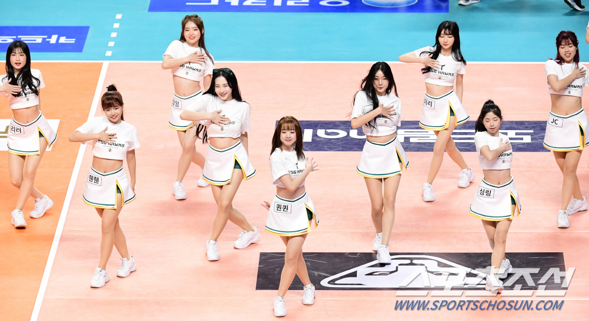 "뛰어난 실력 보유한 안지현 치어리더 인기"…장충에 대만 치어리더가? "…