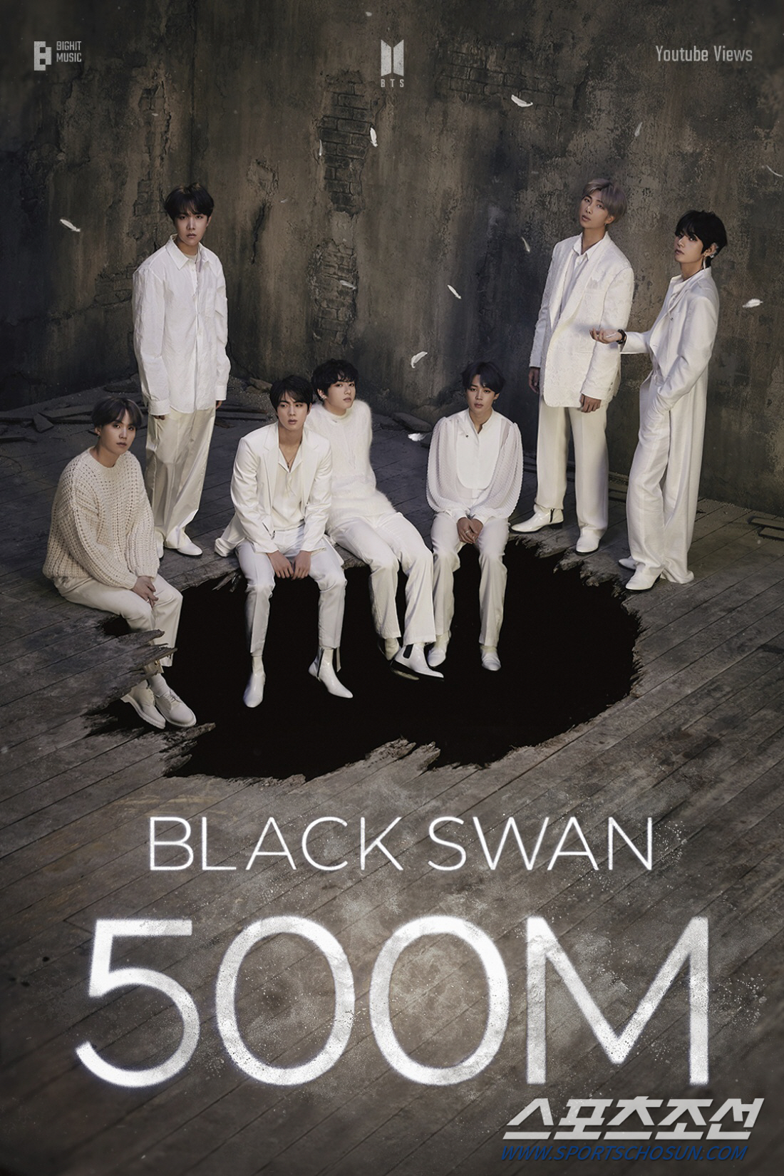 [공식]방탄소년단 'Black Swan' 뮤직비디오, 5억뷰 돌파…통산 …