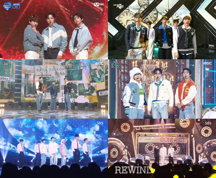 B1A4, 음방 기강 제대로 잡았다…청량함 근본 보여준 컴백 첫 주