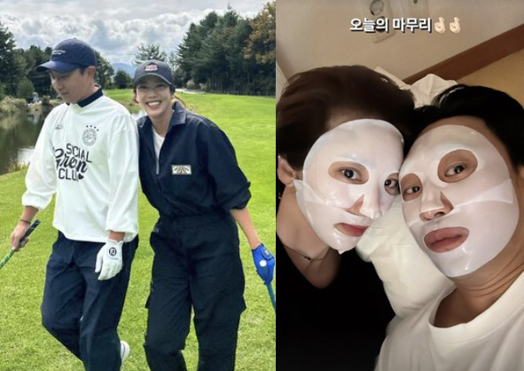 '임신 준비' 41세 손담비, 이규혁♥과 얼굴 맞대며 애정 과시…똑닮은 …