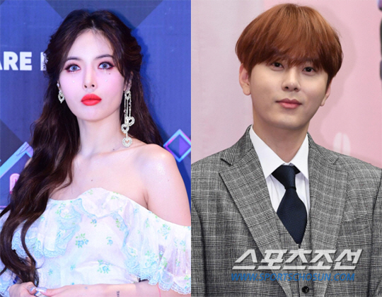 현아♥용준형, 사실상 열애 인정..예쁘게 볼 수 없는 팬들은 '실망' […