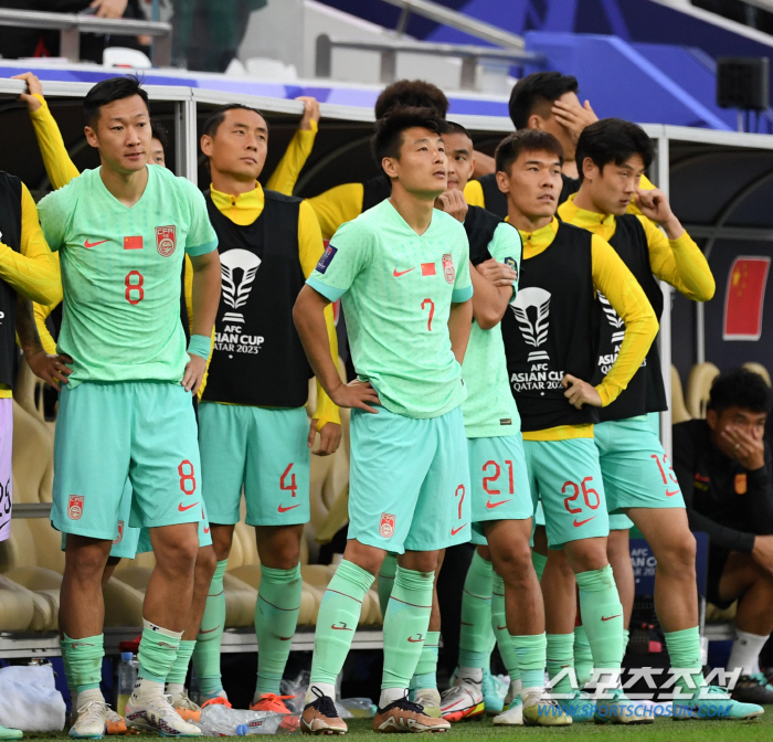 [카타르ON]'졸전→대망신' 中 사상 첫 조별리그 탈락 위기, "운명 결…