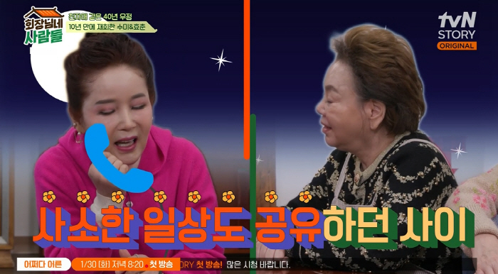 "김수미에 '언니는 한 사람으로 만족 못해?' 서운해 언니 떠났다" 이효…