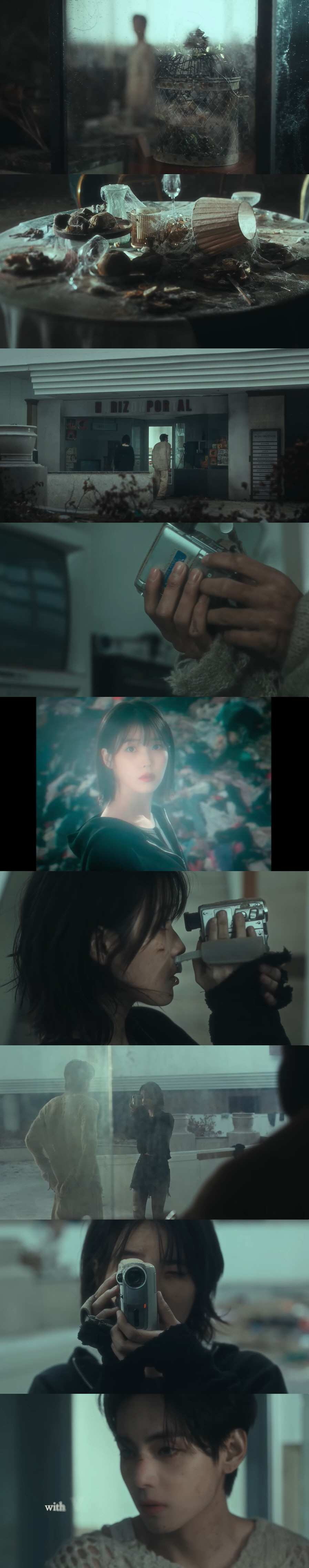 아이유XBTS 뷔, 선공개 싱글 'Love wins all' 트레일러로 …