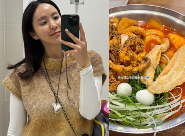 박지윤, 떡볶이→라면까지 먹더니.."최대 몸무게 등극" 고백