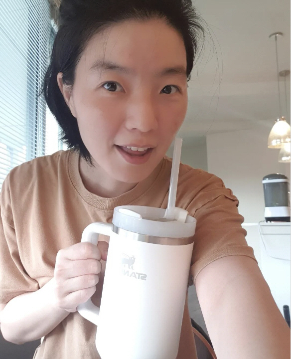 '美 육아' 안영미, 붓기 빠진 얼굴 근황 "다이어트 3kg 남았다"