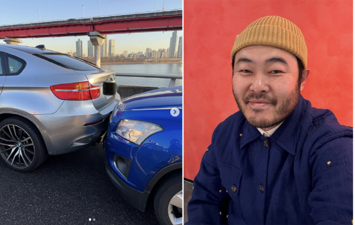 김기방, 교통사고 근황 "뒷차 차주님, 전혀 문제 없어요" 대인배 면모