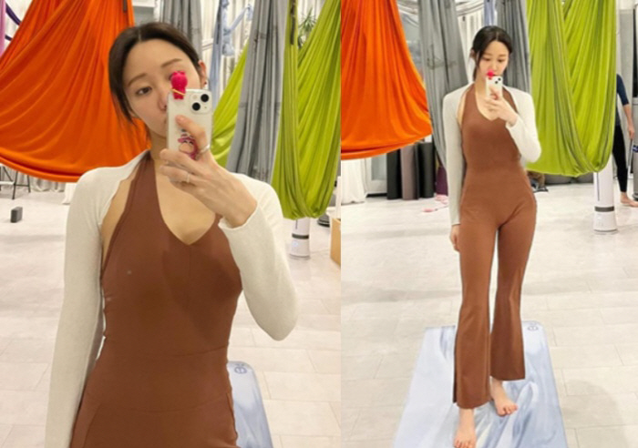 '싱글맘' 한그루, 42kg 유지 위해 열혈 운동..이러니 18kg 감량…