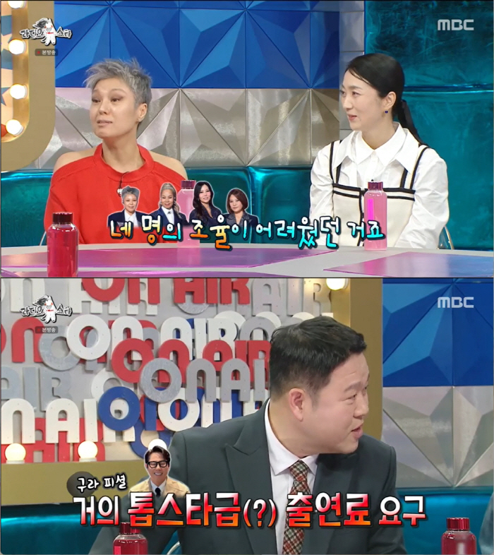 김구라 "'라스' MC들 단체 광고, 윤종신이 터무니 없는 액수 불러 깨…