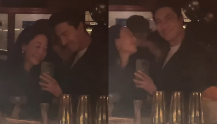 다니엘 헤니♥루 쿠마가이, 손 꼭 잡은 신혼부부..꿀 뚝뚝 눈빛 교환까지
