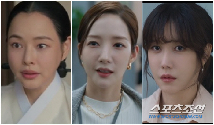 [이정혁의 수다톡톡]"男배우는 거들뿐". 박민영·이지아·이하늬, '센 언…