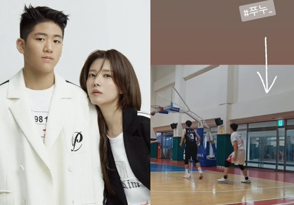 정시아♥백도빈 子, 중3인데 키는 180cm..또래보다 확연히 큰 키 '…