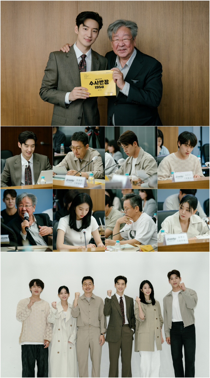 [공식] 이제훈·최불암 만났다..'수사반장1958' 대본리딩 공개