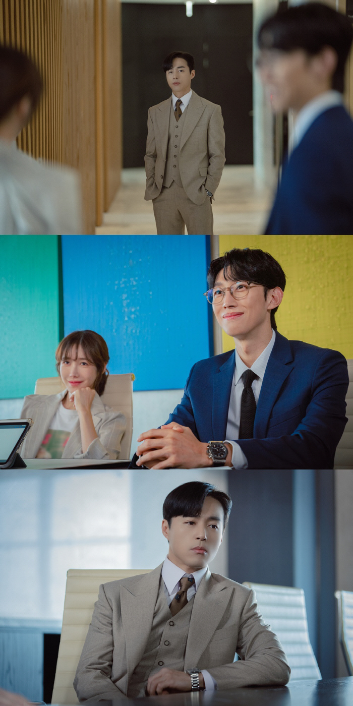 이지아, 전남친 강기영X전남편 오민석과 팝콘 각 삼자대면('끝내주는 해결…