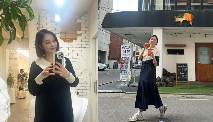 '두 아들 맘' 황정음, 예비엄마 아유미 만나 수다..변함없는 걸그룹 미…