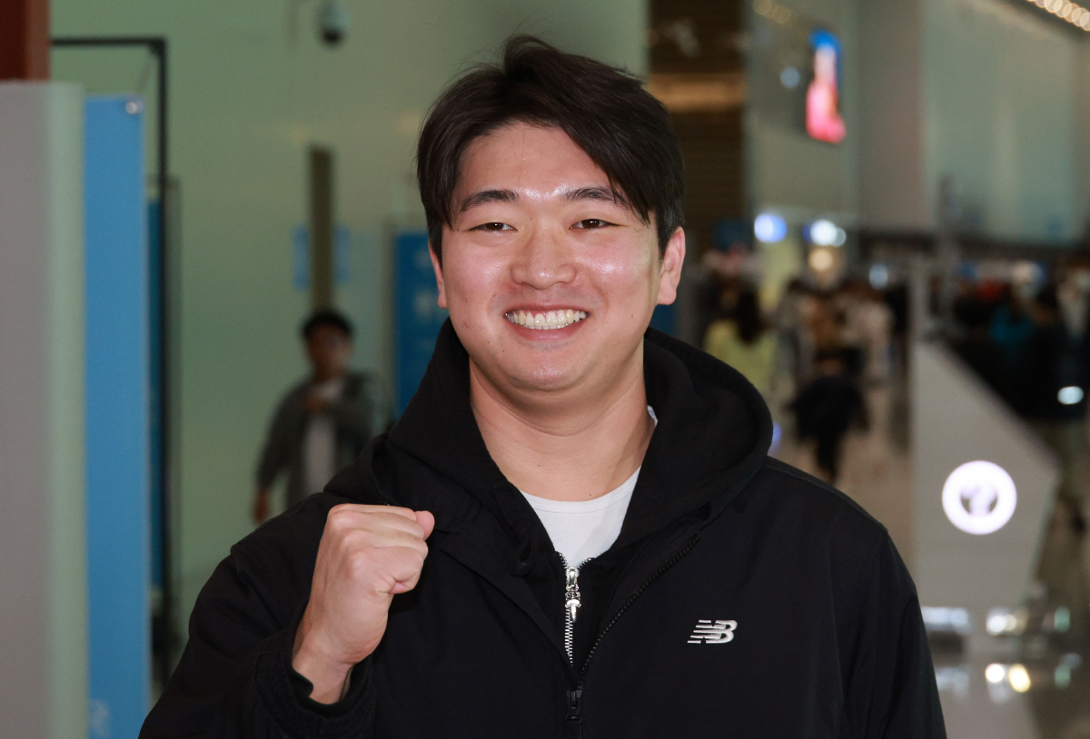 "개막 로스터 진입 1차 목표, 부끄럽지 않은 선수 되겠다"…'美 출국'…