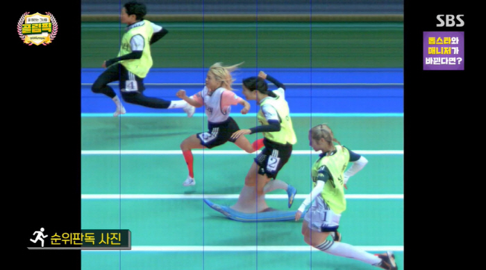 '골림픽' 허경희, '50m 스프린트' 1위...육상선수 김민지, 신기록…