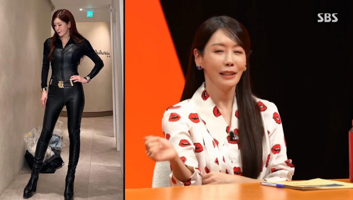 [종합] 김정은, 초밀착 슈트 몸매 비하인드 공개…"6개월간 금주後 몸매…