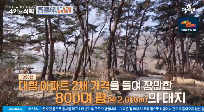 "'태양의 후예' 우리집서 촬영" 노주현, 800평 규모 전원 생활 공개…