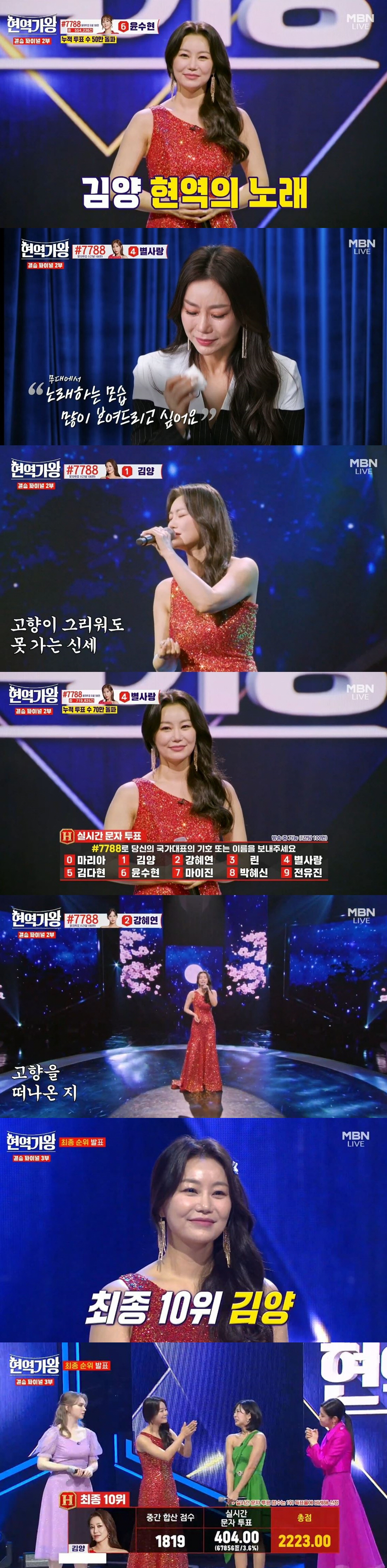 [SC리뷰] 김양, 부친상 속 '현역가왕' 결승 출전 "父는 내 영웅이자…