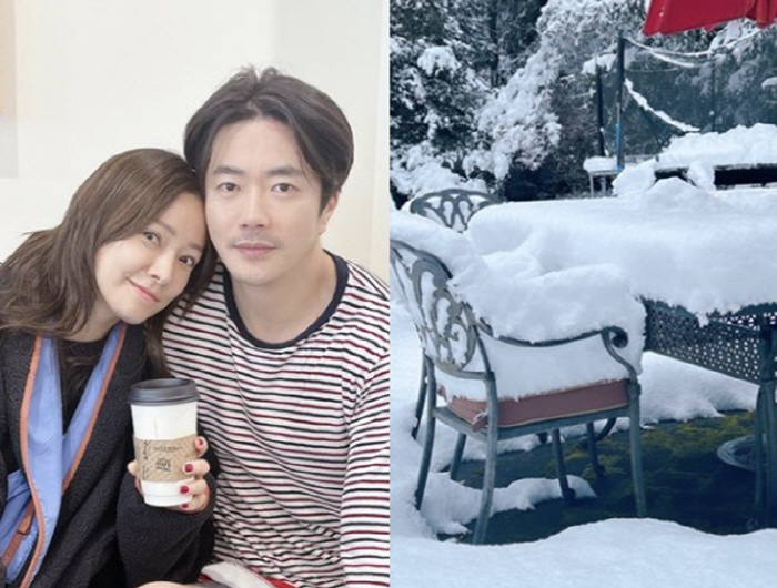 손태영♥권상우, 美서 만난 "겨울왕국이 따로 없네"...가족끼리 행복한 …