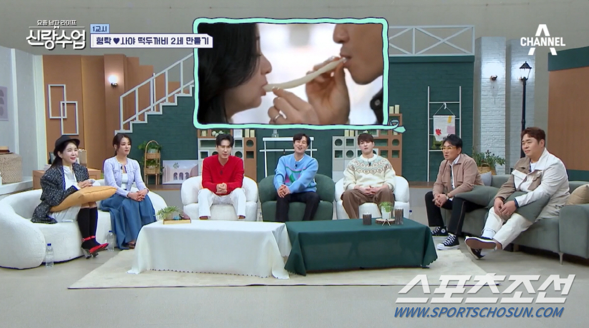 "떡집에서 뭐하는 짓이야!" '심형탁♥사야', 떡집서 후끈 스킨십에 '경…