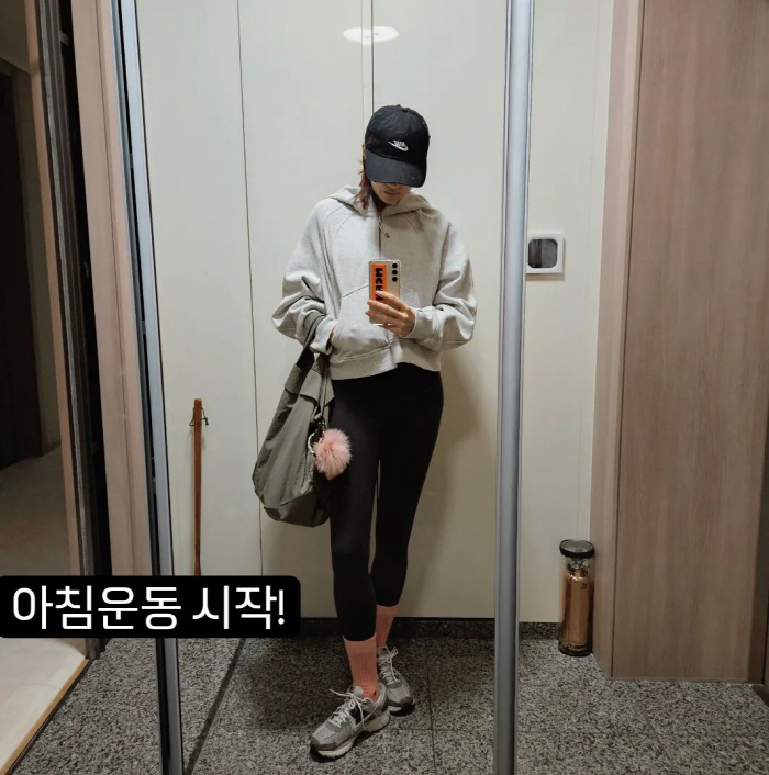 '둘째 출산' 강소라, 초슬림 레깅스핏...다리 길이 105cm의 위엄