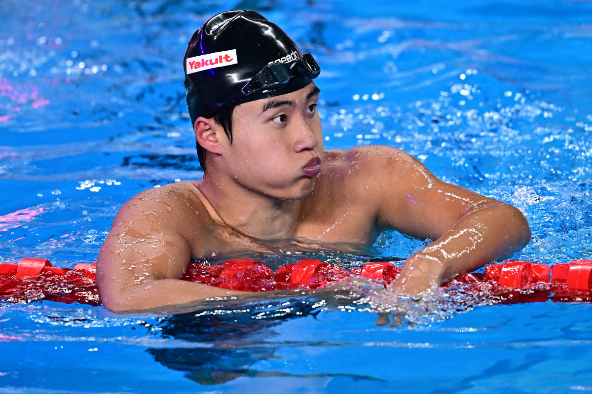 "아깝다!" 황선우 자유형100m 47초93,5위...中판잔러 金[도하세…