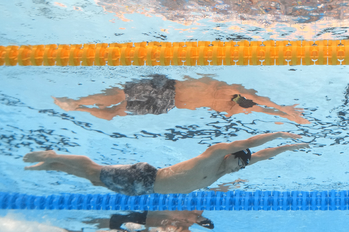"아깝다!" 황선우 자유형100m 47초93,5위...中판잔러 金[도하세…