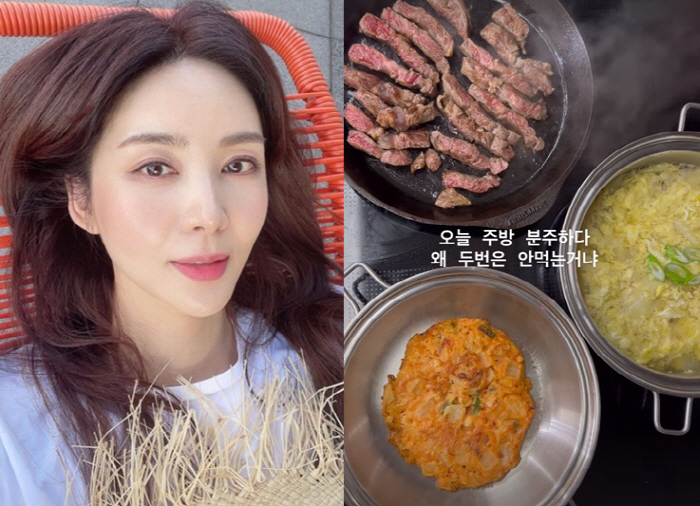'한재석♥' 박솔미, 돌밥돌밥에 지친 주부..그래도 진수성찬 "분주한 주…