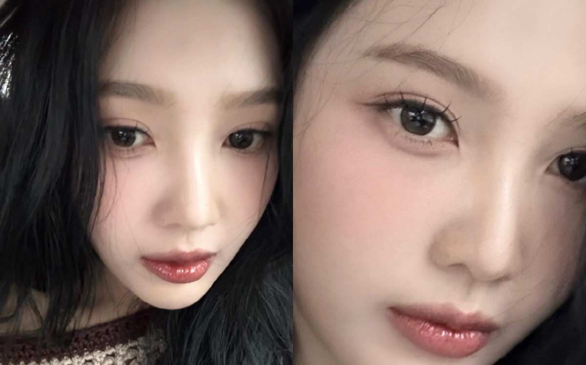 레드벨벳 조이, 오프숄더 니트·브라운 메이크업으로 미모 뽐내