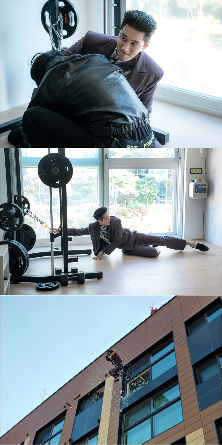[SC프리뷰] '재벌X형사' 안보현, 괴한과 치열 격투 포착! MMA 마…