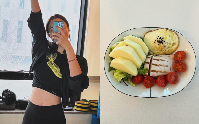 '남궁민♥' 진아름, 개미허리에도 다이어트 돌입..철저한 식단 관리까지