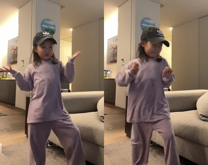 '도경완♥' 장윤정, 딸 하영 걸그룹 뺨치는 춤실력에 깜짝 "천재인가?"
