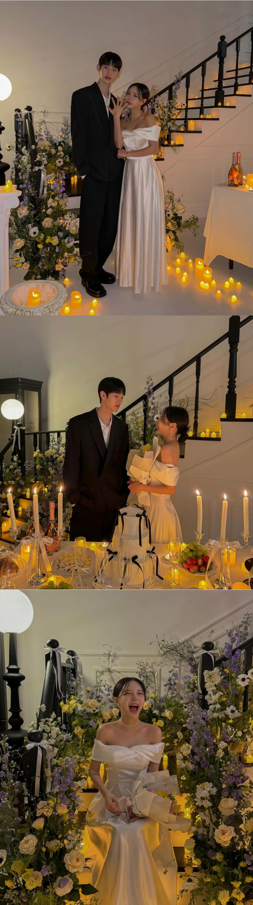 "전생에 나라를 구했나?" '얼짱시대' 한아름송이, 6세 연하 모델 이민…