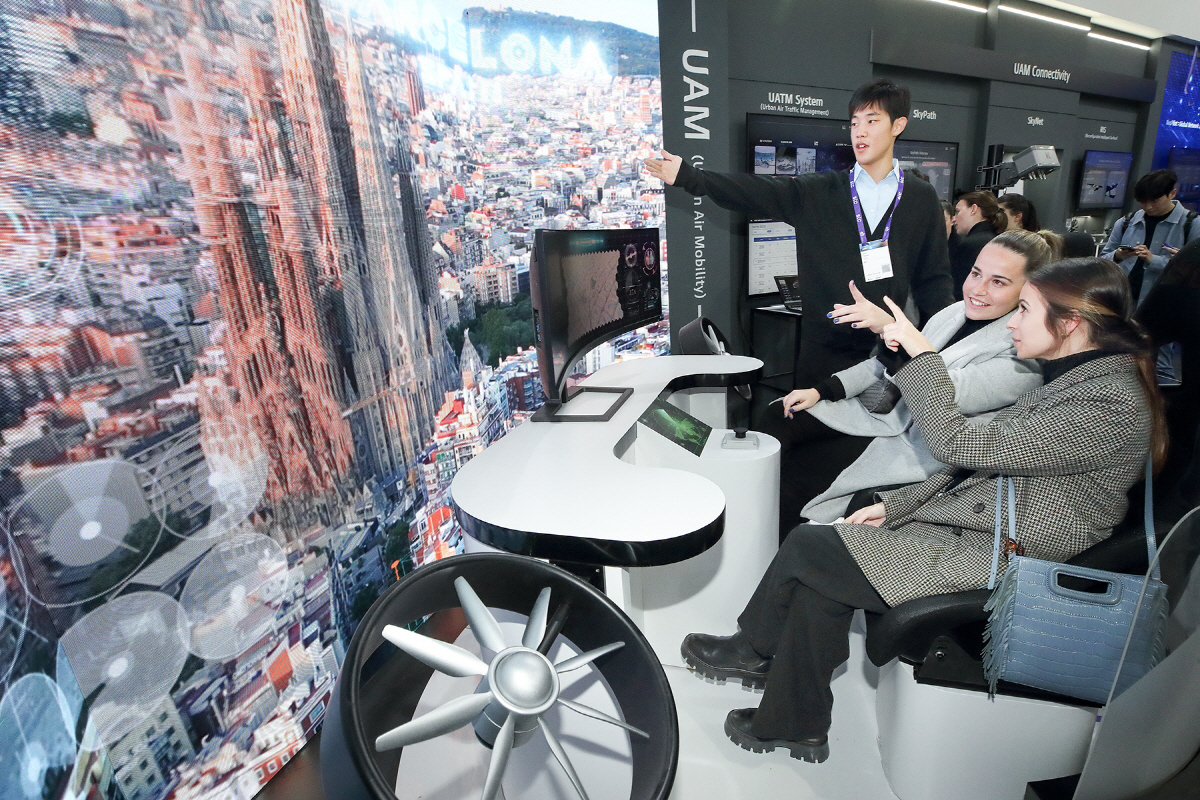 KT, MWC 2024서 UAM 운항 안전성 확보 신기술 공개
