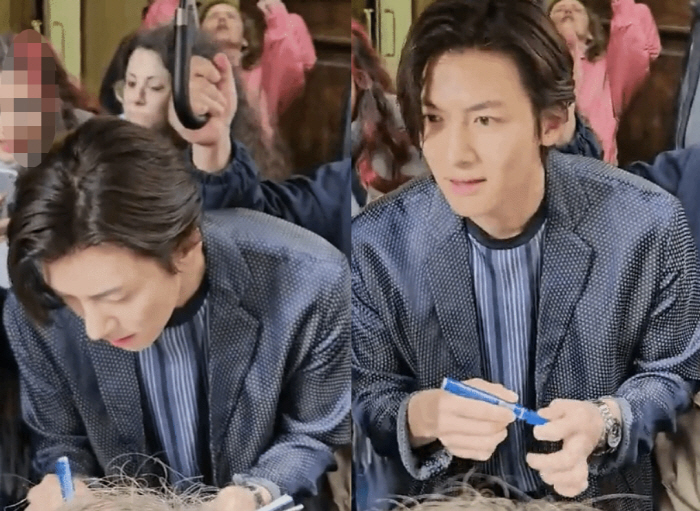 '흡연논란 자숙' 지창욱, 밀라노 떴다! 빗속 팬서비스 "스윗한 韓남신"…