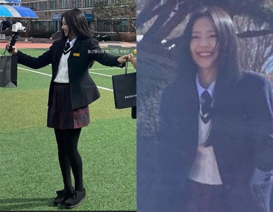 'K-교복' 입은 제니..월드스타 아닌 '여고생 젠득이'로 변신 [SC이…