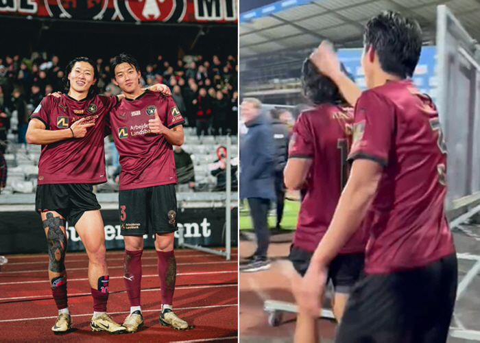 '4살 형 뒤통수를 퍽'…끈끈한 '덴마크 듀오', 조규성-이한범 행복축구…