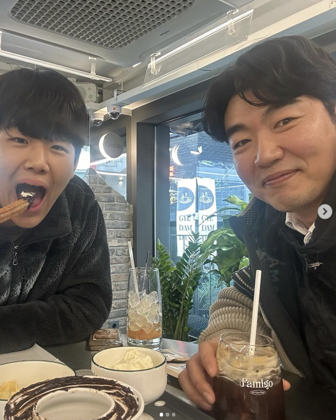 이종혁 子 준수, 아빠 키 압도한 폭풍성장 "192cm 배우 지망생"