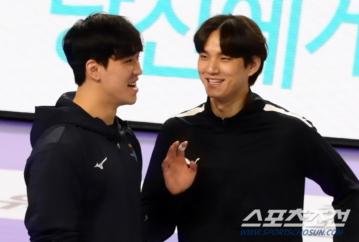 '꿀 떨어지네' 99년생 동갑내기 임성진·임동혁 꿀 케미...주거니 받거…