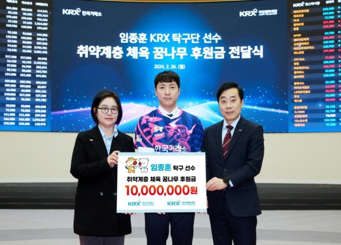 "왼손이 하는 일,오른손이 모르게" 'KRX 왼손 에이스'임종훈 탁구 꿈…