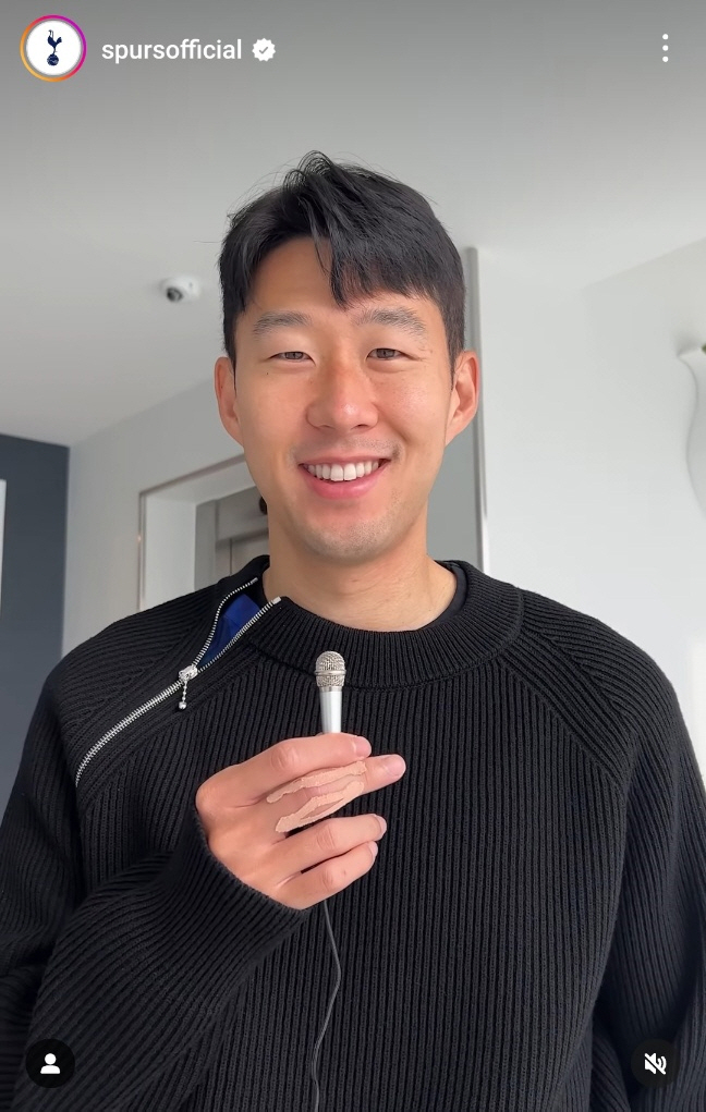 손흥민, 3주 만에 손가락 깁스 풀었다...100% SON 곧 등장
