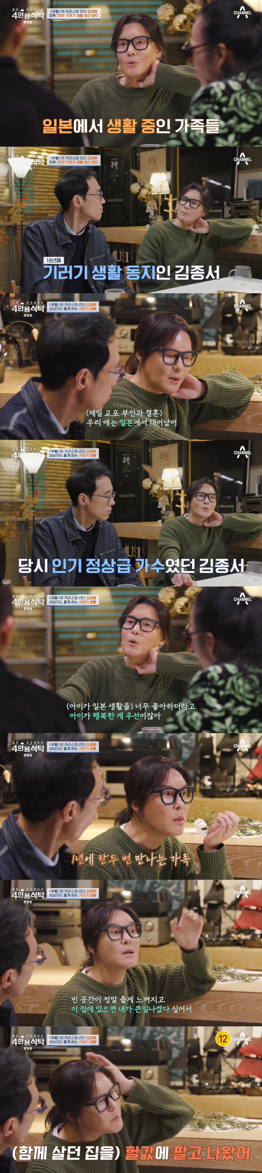 김종서 "10년간 알코올 의존증...술 없으면 잠 못 잘 정도" ('4인…