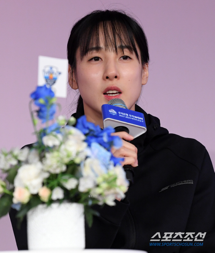 빵빵 터졌다! "사모님과 항상 스킨십을.." 미디어데이 MVP는 김단비와…