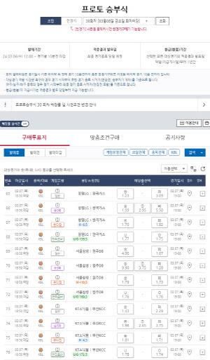 '삼성 승리시 9.90배', KBL 서울삼성-원주DB전 대상 프로토 승부식게임 발매