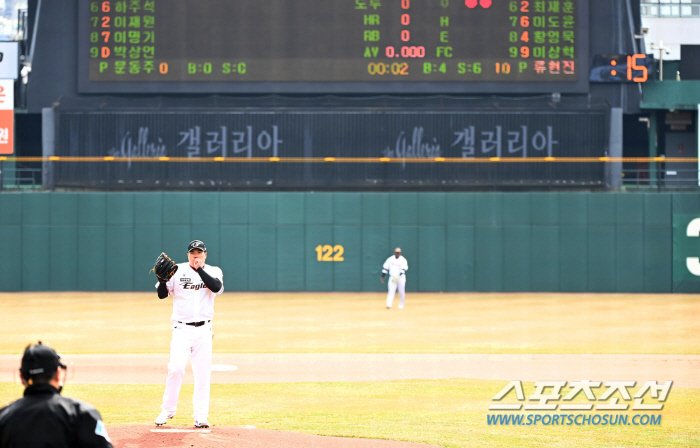 명불허전 류현진! '최고 143㎞+3이닝 칼제구 3K'…불펜 60구→'4…