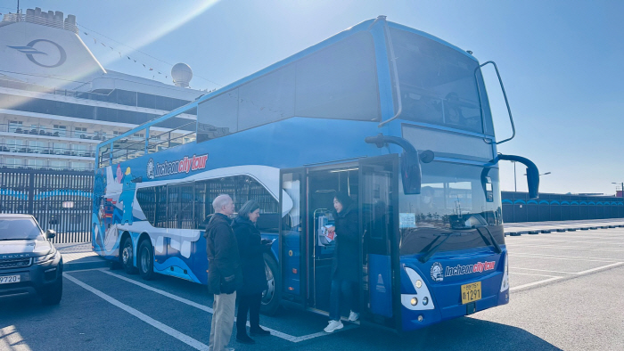 인천시, 크루즈 입항 승객 대상 '인천시티투어 버스' 운행