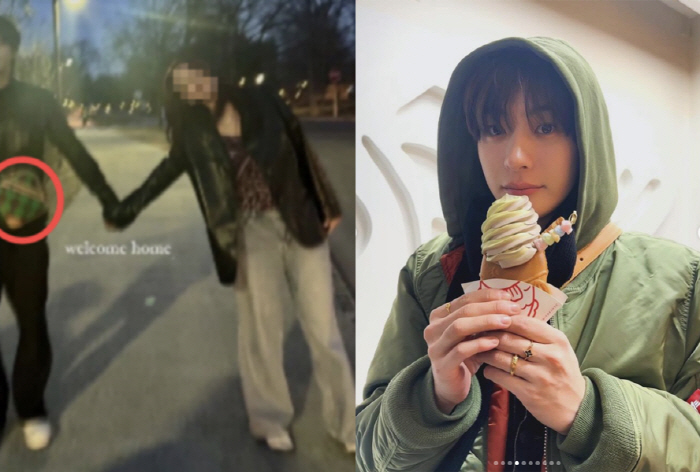 카리나 ♥에 놀란 앤톤 열애설..상대女 "스킨십? 친구일 뿐" 해프닝[S…